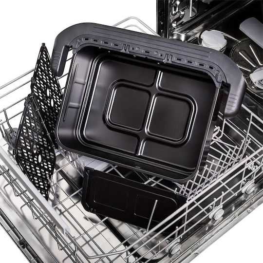 Tesla Aircook Flexizone Q570 Xxl Двойна Подвижна Кошница 10л Черен Еър фрайър