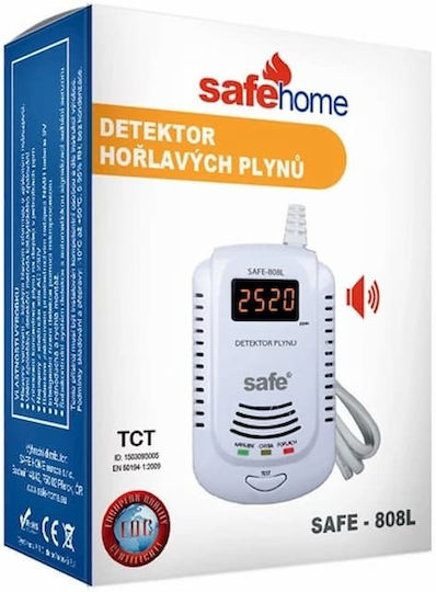 HomeSafe Autonomer Brandalarme Gasdetektor für Erdgas und LPG