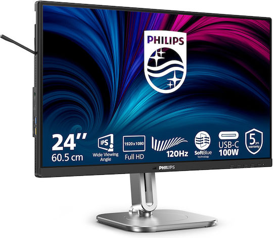 Philips 24B2U4301/00 IPS Monitor 23.8" FHD 1920x1080 mit Reaktionszeit 4ms GTG