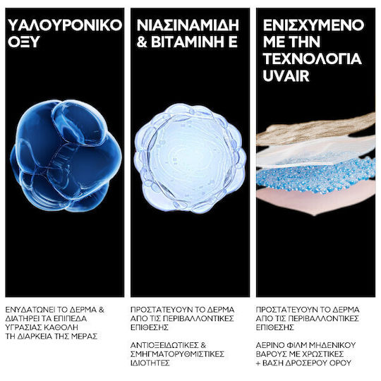 La Roche Posay Anthelios UVAIR Ser de Protecție Solară pentru Față SPF50+ cu Pigment Medium Natural 50ml