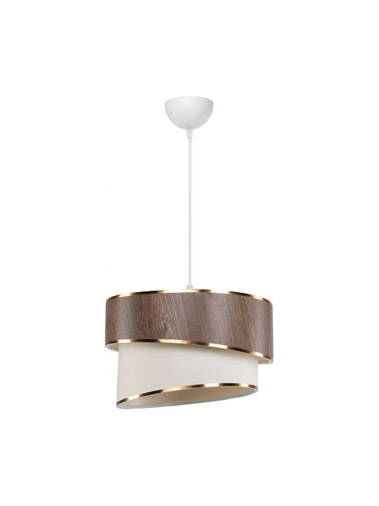 GloboStar Sonia Pendant Light Brown with Socket E27 30x30x90cm