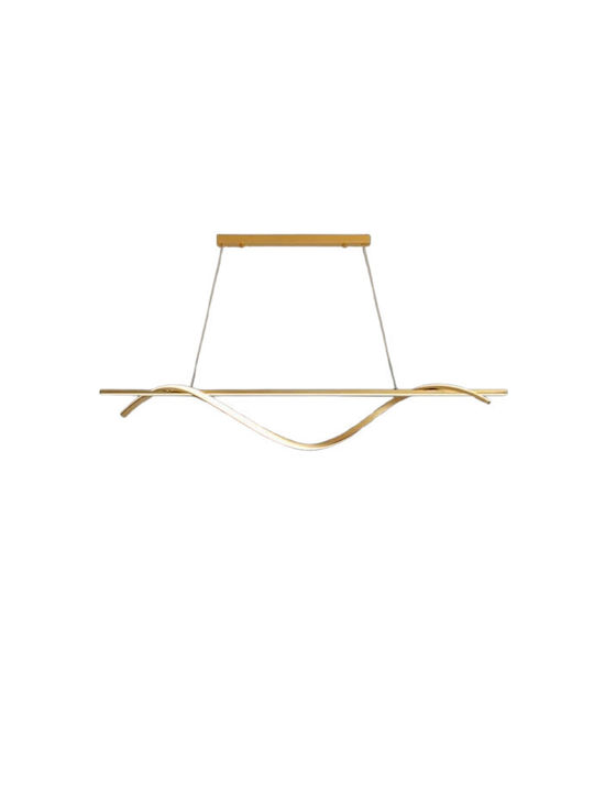 Home Lighting Ondas Hängelampe Gold 100x20x100cm.
