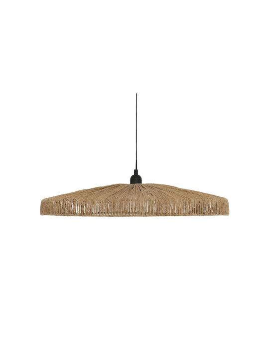 Atmosphera Bellamy Κρεμαστό Φωτιστικό Καφέ Boho με Ντουί E27 58x58εκ.