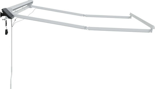 vidaXL White Awning Frame