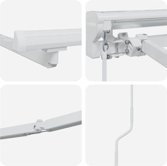 vidaXL White Awning Frame