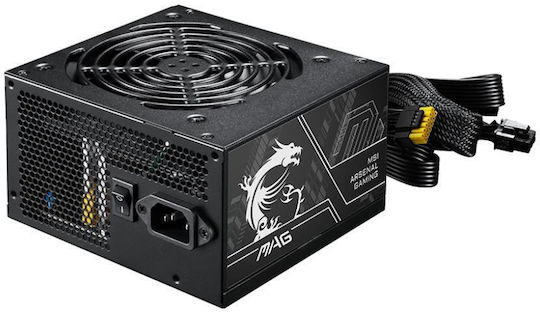 MSI MAG A650BN PCIE5 II 650W Μαύρο Τροφοδοτικό Υπολογιστή Full Wired 80 Plus Bronze