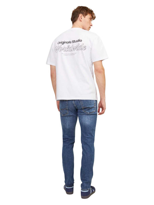 Men's Jeans Pants Elastic blue