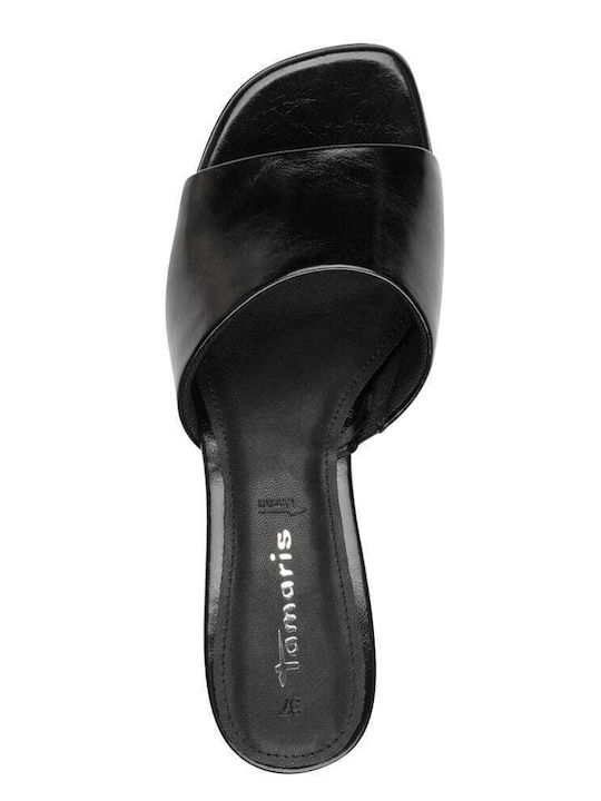 Mules with Low Heel in Black Colour