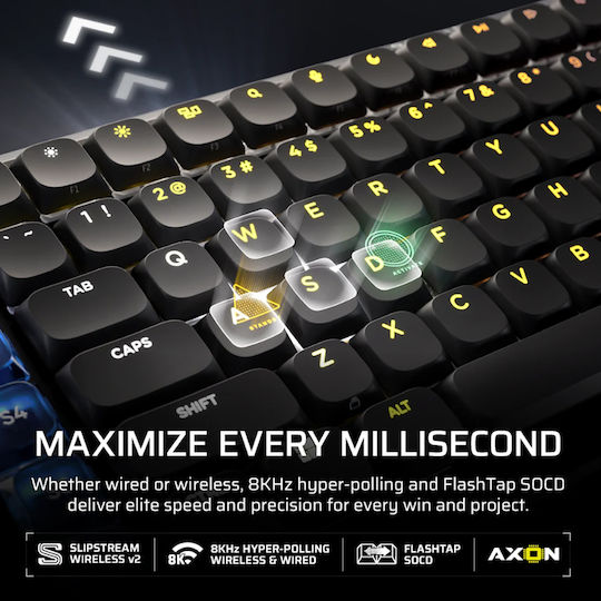 Corsair Vanguard Air 99 Wireless Gaming Mechanical Keyboard with Corsair OPX Switches and RGB Lighting English US