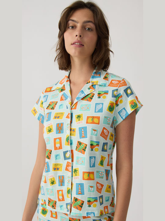 Minerva Summer Women's Pyjama Set Cotton
