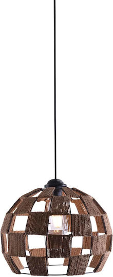 Home Lighting Lumină Suspendată Reglabilă Maro cu Soclu E27 20x20x150cm