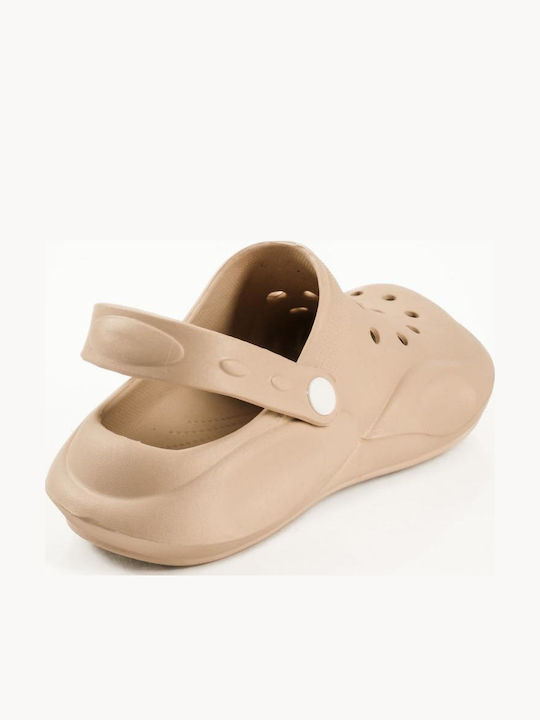 Sabino Damen Clogs Beige