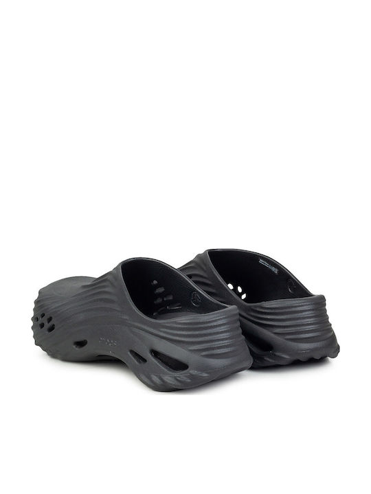 Crocs Echo Ανδρικά Σαμπό Μαύρα