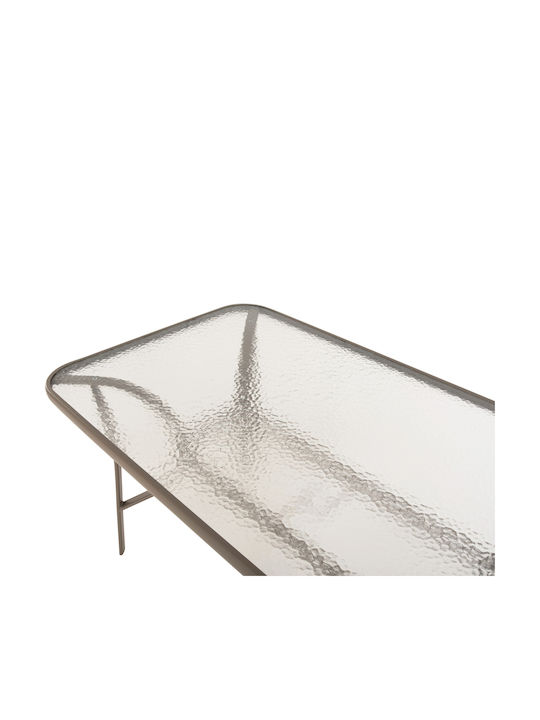 Outdoor Dining Set Bruno 5pcs Champagne