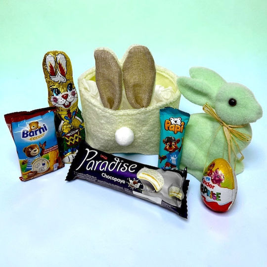 Easter Gift Box Children Bunny Joy Kinder Pastel Green Decorative Bunny Selection Sweets