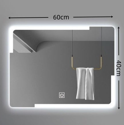 LG10-Grau Badezimmer Waschtisch-Einheit mit Waschbecken & Spiegel