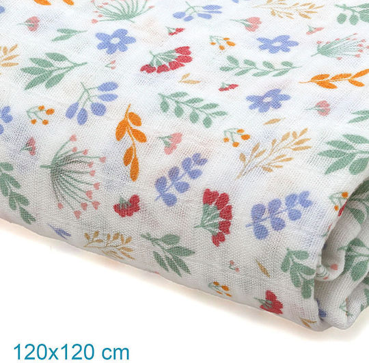 Kiokids Пелена от Муселин 120x120 см