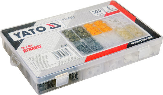 Yato Car Plastic Clips 300 Pieces