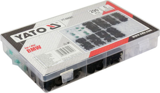 Yato Πλαστικά Κλιπ Αυτοκινήτου 290τμχ