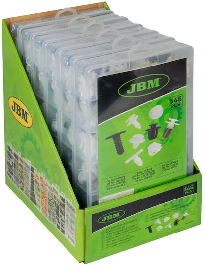 JBM Clipsuri Din Plastic Pentru Mașină 85 Bucăți