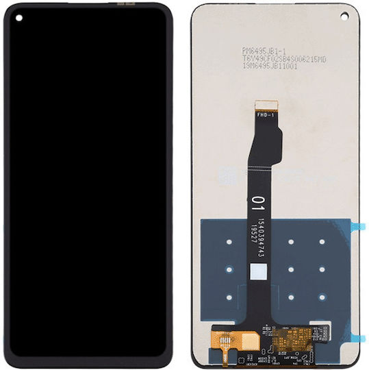 Huawei Ecran cu Mecanism de Atingere pentru Huawei P40 Lite (Negru)