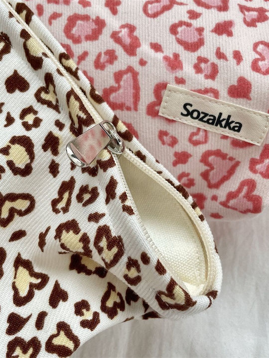 Дамско Тσανта Leopard – Ретро Кордурой Сладко Тσανта Розова