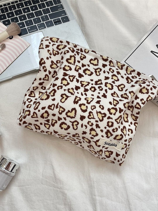 Дамско Тσανта Leopard – Ретро Кордурой Сладко Тσανта Розова