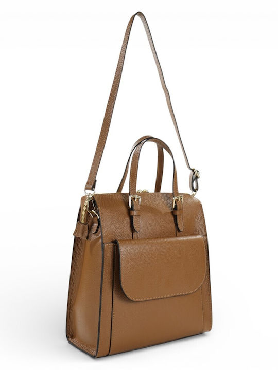Leder Damen Handtaschen und Damentaschen Tabac
