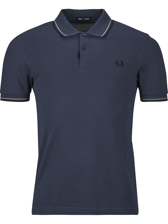 Twin Tipped Polo Herrenbluse Kurzarm Graues