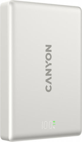 Canyon OnPower 511 MagSafe 10000mAh 20W με Θύρα USB-C Power Delivery Γκρι