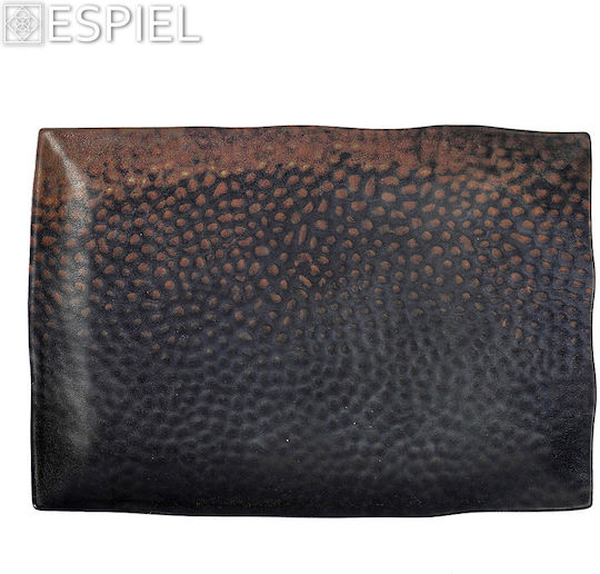Espiel Sunset Melamine Πιατέλα Σερβιρίσματος Ορθογώνια Μελαμίνης Καφέ 37x26εκ.