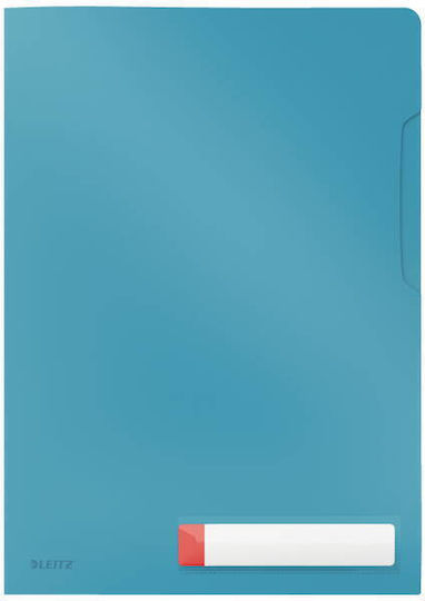 Leitz Dosar Protector Cosy L Deschidere Pp A4 40 Foi Etichetă Set 3 Bucăți Albastru Deschis