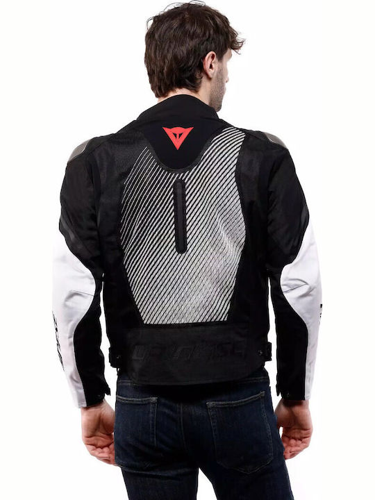 Dainese Ventar Air-Tex Sommer Herren Motorradhülle Schwarz/Weiß/Rot