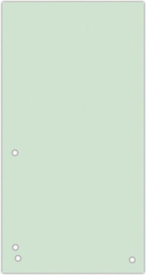 Donau Despărțitoare Din Carton Pentru Dosar Cu Inel 190 Gsm 105 X 235mm 100/set Donau Duo Verde