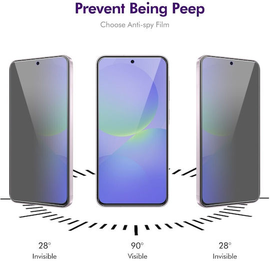 Enkay Privacy Full Face Tempered Glass Black Galaxy A37 / Α57