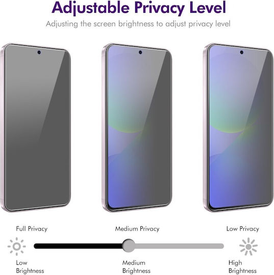 Enkay Privacy Full Face Tempered Glass Black Galaxy A37 / Α57