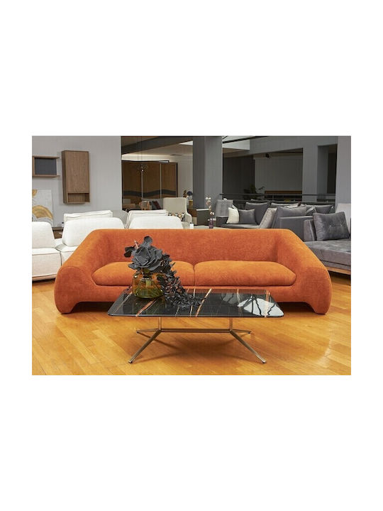 Olivo Three-Seater Couch Orange 110x100 cm