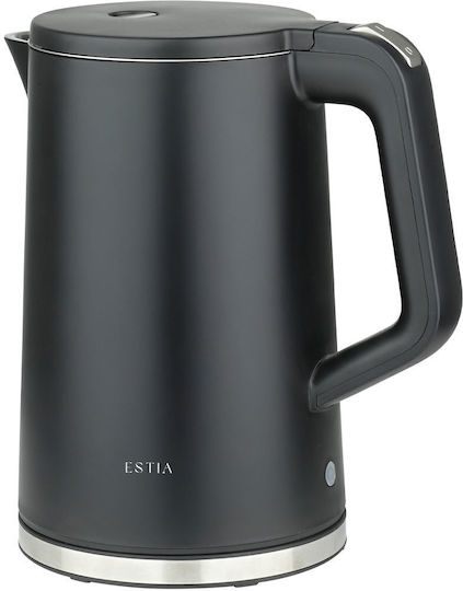 Estia Heatline Βραστήρας 1.7lt 1800W Μαύρος