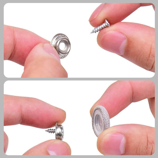Set 12 Clips Für Autodachinnenverkleidung Reparaturen Grau