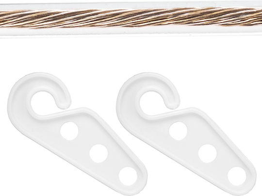 Stahl Drahtseil Wäscheleine Starkes Seil In PVC Beschichtung 10 M