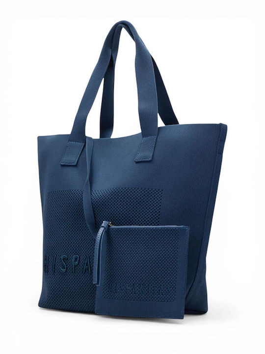 Fabric Women's Shoulder Bag Blue
