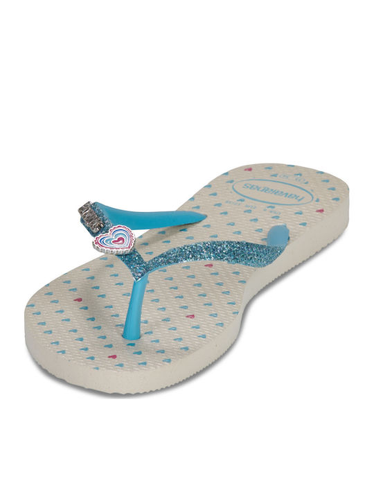 Детски Джапанки Бежови Slim Glitter Ii