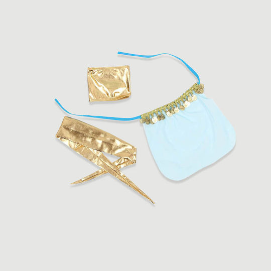 Plus Size India Style Sexy Bralette Lingerie Set Golden Paillette Blue