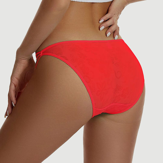 Panty Straps Lace Straps Sexy Women Panty Red