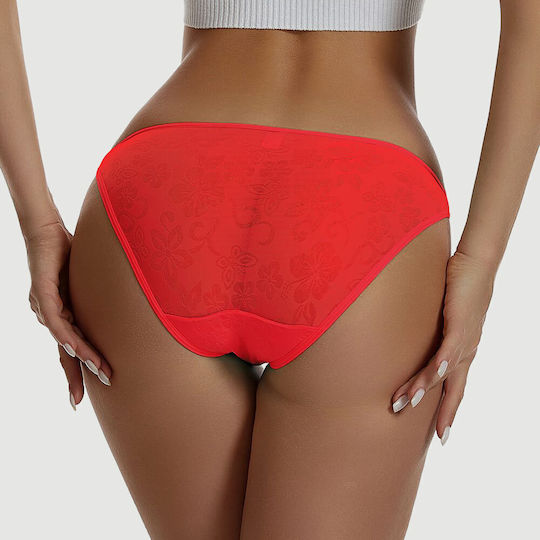 Panty Straps Lace Straps Sexy Women Panty Red