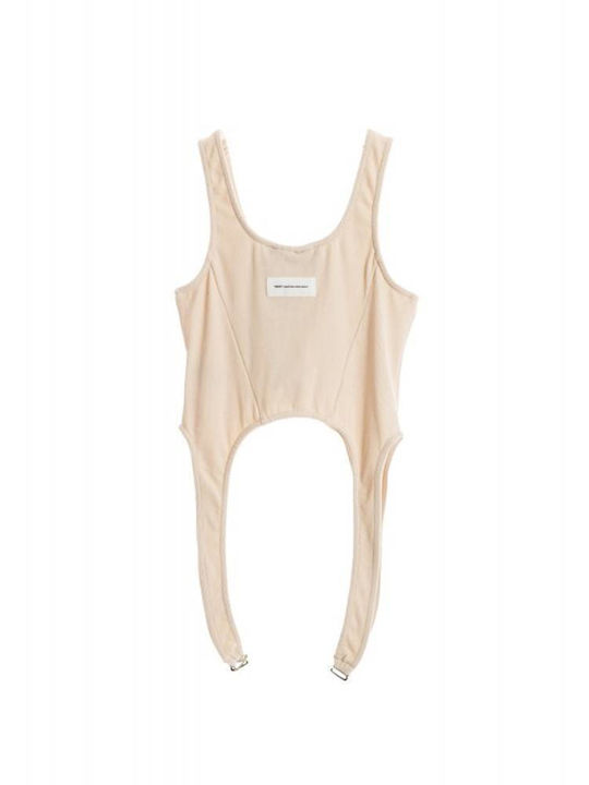 Women's Sleeveless Blouse Ecru