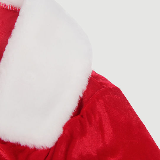 Plus Size Sexy Long Sleeved Christmas Costume Sexy Long Sleeved Tie Up 2 Piece Christmas Suit Red