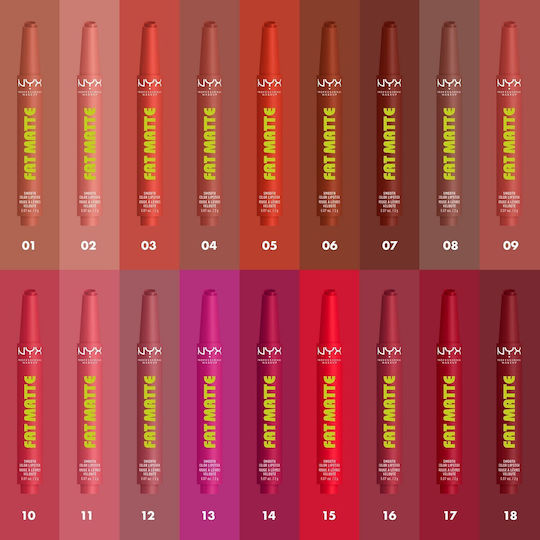 NYX Professional Makeup Fat Κραγιόν Matte 12 Blush Blanket 2gr