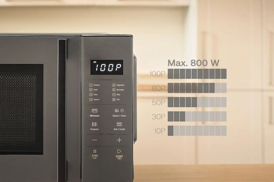Sencor Mikrowellenofen mit Grill 23lt Schwarzer