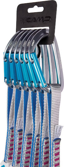 Camp Orbit Express Ks 18 Cm Carabine De Alpinism Set 6 Bucăți Gri Albastru Fucsia